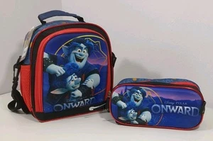 Set 2 Disney Pixar Onward School Lunch Box Bag & Pencil Case Pouch. - Picture 1 of 18