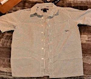 Lot Of 3Tony Hawk Boys Plaid Grey Button Up SS Shirt Blue and Gray Plaid Striped - Picture 1 of 11