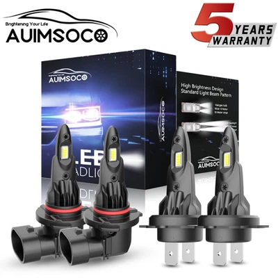 Lâmpadas de farol de LED feixe alto baixo para BMW 528i 540i 1997 1998 1999 2000 6500K - Imagem 1 de 4