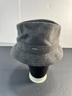 Jogador de lã Kangol Fedora cinza masculino tamanho médio MUITO RARO - Imagem 1 de 4