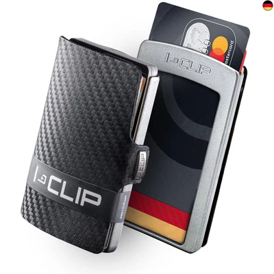 I-CLIP Original Mini Wallet mit Geldklammer - Slim Wallet - Leder Geldbörse -  - Bild 1 von 4