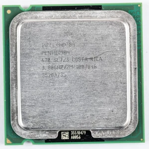 Procesador retro Intel Pentium 4 670 SL7Z3 LGA775 3,8 GHz Prescott de un solo núcleo - Imagen 1 de 2