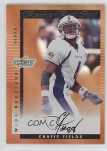2000 Score Rookie Roll Call Auto /50 Chafie Fields #SR45 Auto RC - Picture 1 of 3