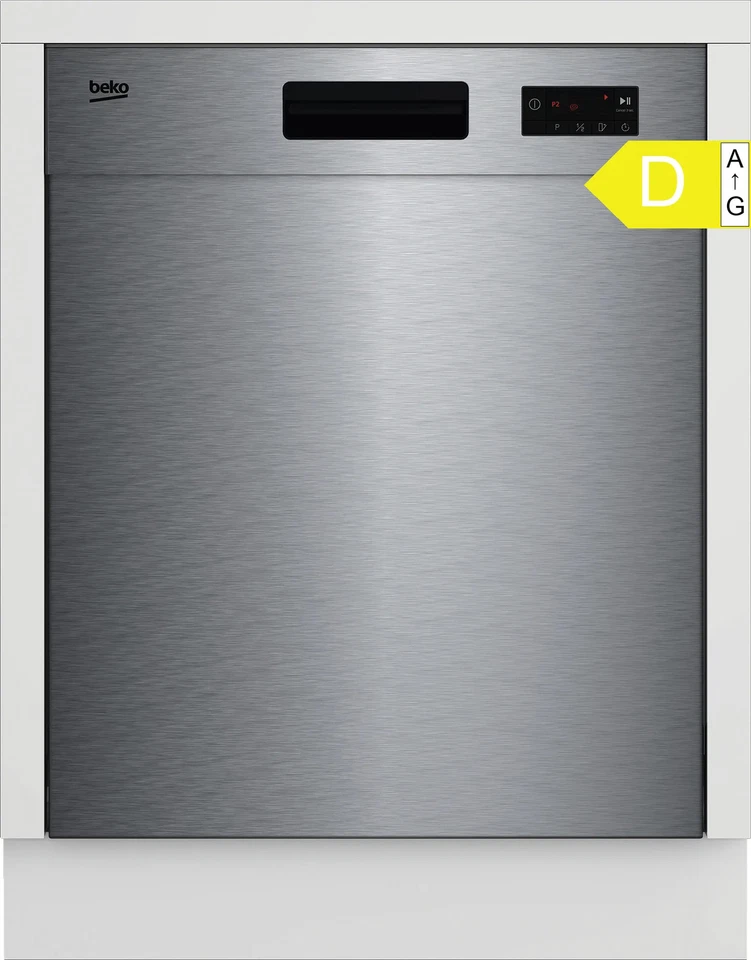 Beko Geschirrspüler 60cm Edelstahl 14 Maßgedecke 5 Programme 48dB - Bild 1 von 4
