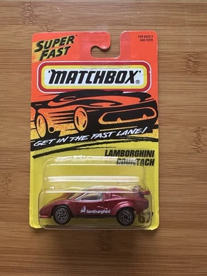 Matchbox Superfast 1986 Lamborghini Countach. Raro, muito bom estado! '96 Superfast Srs #67. - Imagem 1 de 2