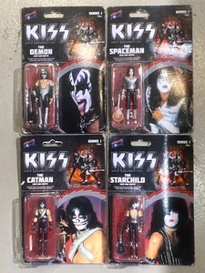 KISS Bifbang Pow! Sealed Dynasty Figures Series 1 Set Of 4 ACE FREHLEY space man - Picture 1 of 6