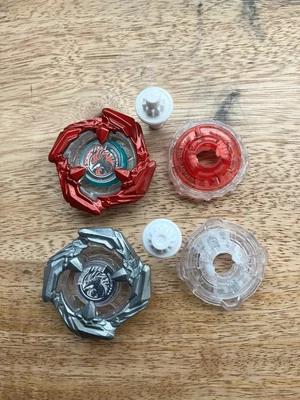 Red Cobalt Drake 9-60R & Clear Drake 4-60F - Image 1 of 2