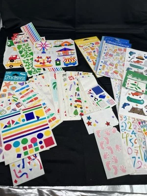 75 + 贴纸 批量 复古 90 年代 到现代剪贴簿 垃圾日记 Grossman + — 第 1/4 张图片