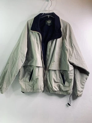 Vintage Docker's Outerwear Golf Khaki Windbreaker Jacket Men's Size XL Khakiware - Image 1 of 4
