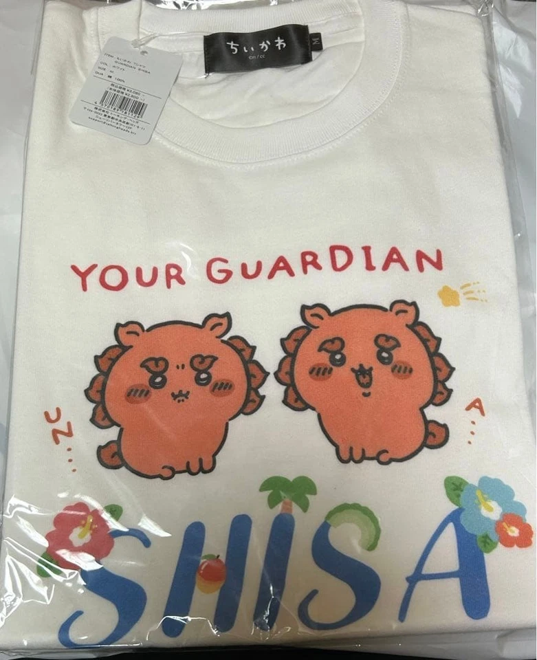Camiseta Guardian Shisa Blanca M, Usada, Japón Souvenir Firefly Foto 1 de 1