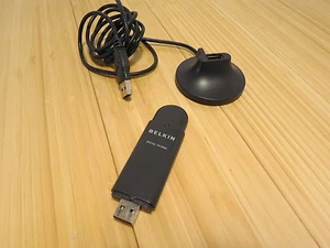  Belkin (F5D7050) 802.11g/b 54 Mbps Wireless Adapter With Desk Stand - Picture 1 of 3