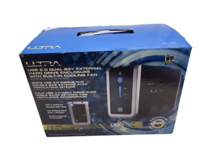 Ultra 3.5"  USB 2.0 DUAL BAY  External Hard Drive Enclosure with 4TB HDD &