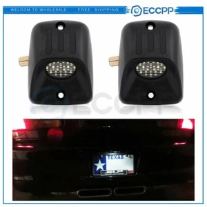 2x LED License Plate Lights w/Bulbs For 2014-2018 Chevy Silverado GMC Sierra - Picture 1 of 12