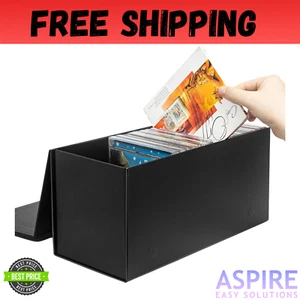 CD Storage Rack Box Holder Disk Case Media Display Space Store Organizer DVD - Picture 1 of 7