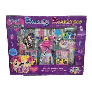 LISA FRANK BEST FRIENDS BEAUTY BOUTIQUE NAIL STICKERS KIT ORIGINAL BOX NEW - Picture 1 of 24