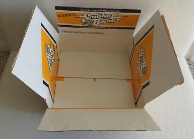 1980 ERTL SMOKEY AND THE BANDIT 1:64 TRANS AM  1883 SHIPPING STORE DISPLAY BOX - Image 1 of 4