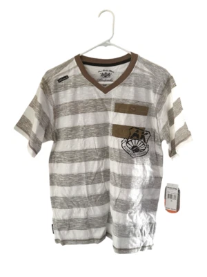 CAMISETA A RAYAS VINTAGE NIÑO ACADEMIKS, M Foto 1 de 2