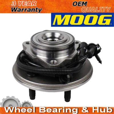 Buje de cojinete de rueda delantera Moog 1 pieza para Ford Explorer Mountaineer Lincoln Aviator Foto 1 de 4