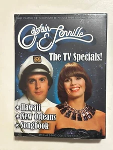 Captain & Tennille - The Tv Specials 3 DVD BOX SET SEALED FREE SHIPPING - Imagen 1 de 2