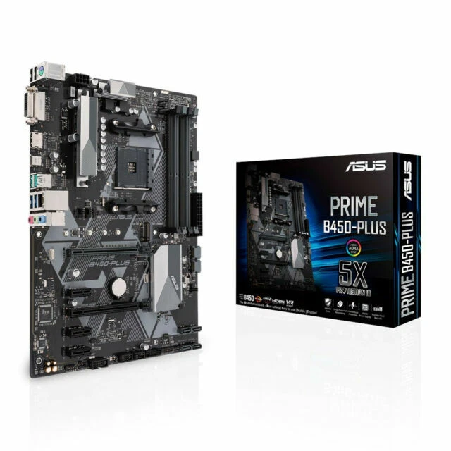 ASUS PRIME B450-PLUS AMD B450 Socket AM4 ATX - Imagen 1 de 1