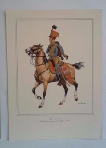 Stampa Impero Austriaco 1840 Colonnello del 2° reggimento Principe G. Anton - Picture 1 of 1