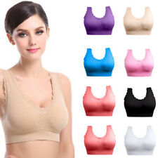 Women Sports Bras - Padded Seamless High Impact Support Yoga Workout Fitness