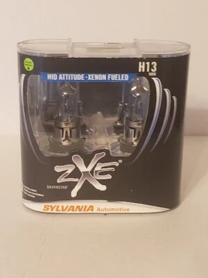 Sylvania Silverstar ZXE 9008 H13 65/55W 2 Bombillas Cabeza Luz Doble Haz Alto Bajo Foto 1 de 4
