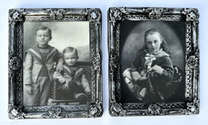 Spooky Halloween Haunted Hallows Lenticular Framed Wall Art - Ashland® 2pc. NEW - Picture 1 of 4