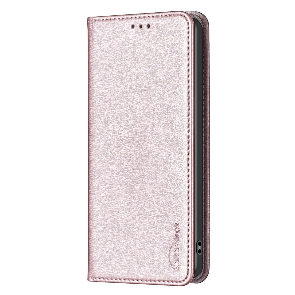 Funda tipo billetera de cuero abatible con soporte para teléfono para Motorola G84 G34 G24 G53 G73 E13 Foto 1 de 4