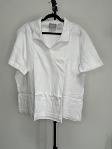 Short Sleeve White Collared Shirt - Picture 1 of 4