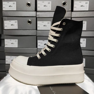 RRRRi)c)k Owens High tops with platforms and heightening casual shoes - Picture 1 of 14
