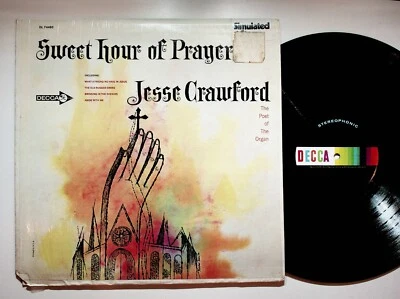 1963 Sweet Hour Of Prayer Jesse Crawford Gospel Christian Vinyl LP Record VG+ - Image 1 of 4