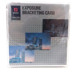 Minolta Exposure Bracketing Card New with Instructions - Picture 1 of 2