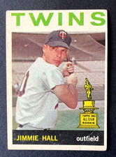 JIMMIE HALL (all star rookie cup) - 1964 Topps - good condition - FAST SHIPPING