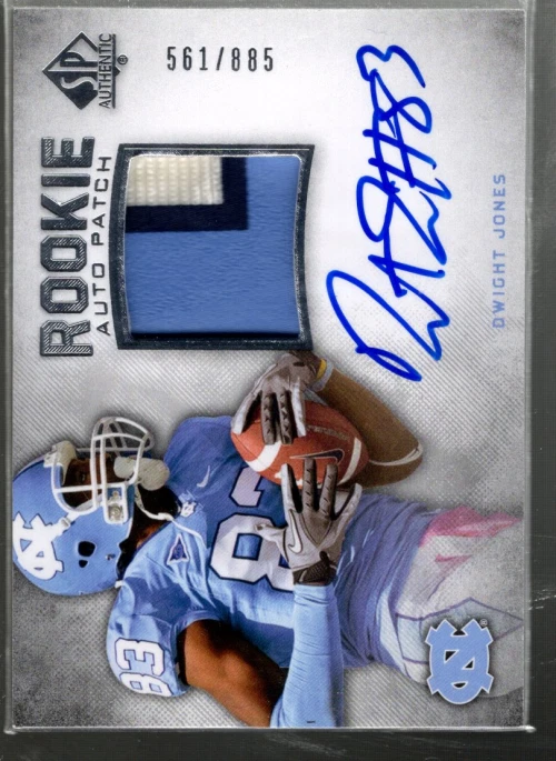 B1151- 2012 SP Authentic #259 Dwight Jones Auto Jersey /885 SAMPLE PIC - Image 1 of 2