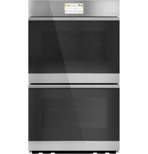 GE Cafe Modern Glass CTD90DM2NS5 30" Double Convection Smart Electric Wall Oven - Picture 1 of 5