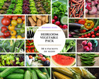 Heirloom Vegetable Seeds 50 Packets Garden Pack Mixed Garden Starter Easy Grow