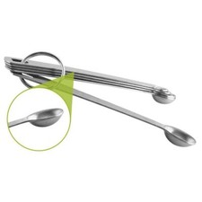 11.5*1.5cm Measuring Spoons Steel Mini Set Smidgen ZAA Dash 5 Pinch J5Q6 F8A7.