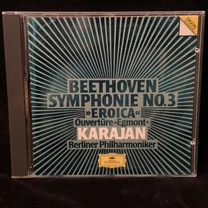 BEETHOVEN Symphony #3 & Egmont - KARAJAN & Berlin - DG CD UK - Picture 1 of 3