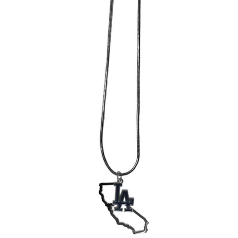 Los Angeles Dodgers 22 Inch State Shape Charm Necklace [NEW] MLB Neck Bracelet Cover