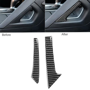 Fibra de carbono Consola central Mango Cubierta Trim para Chevrolet Corvette C7 2014-19 - Imagen 1 de 10