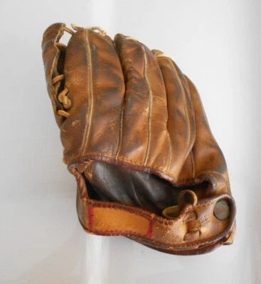 Vintage. AL ZARILLA "Zeke". Guante de béisbol Rawlings LH Medias Rojas STL Browns Foto 1 de 4