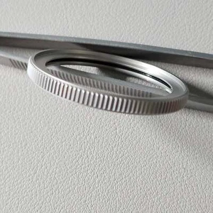 Bezel SOFT COIN EDGE SKX007 / Silver Color Sand Blasted SKX007 SKX009 SKX SEIKO - Picture 1 of 3