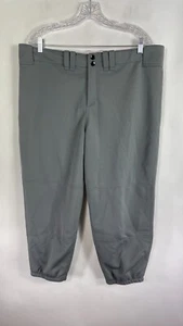 Mizuno Womens Performance Softball Pants Size XXL 100% Polyester Gray. - Picture 1 of 8
