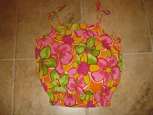 GIRLS SIZE 12 HALTER TOP BY THE CHILDREN'S PLACE **FREE SHIP** BRIGHT FLORAL!!! - Picture 1 of 3
