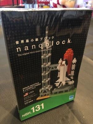 Nanoblock Space Shuttle & Launch Tower NBH_131 New, SEALED Kawada - Image 1 of 4