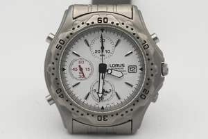 Lorus by Seiko Y182-7C70, Titanium, Alarm, Chronograph, Excellent - Picture 1 of 20