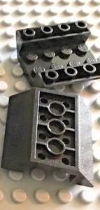 Lego Menge 4-schwarz 45 4x4 Steigung umgekehrt doppelt - Bild 1 von 1