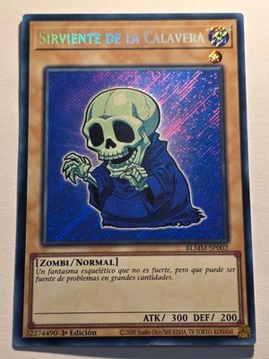 Skull Servant●YUGIOH●BLMM●SECRET RARE●SPANISH●NM●E668 - Image 1 of 2