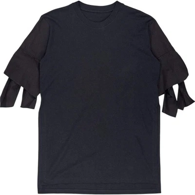 Mother of Pearl Black Organic Cotton T-Shirt — 第 1/4 张图片